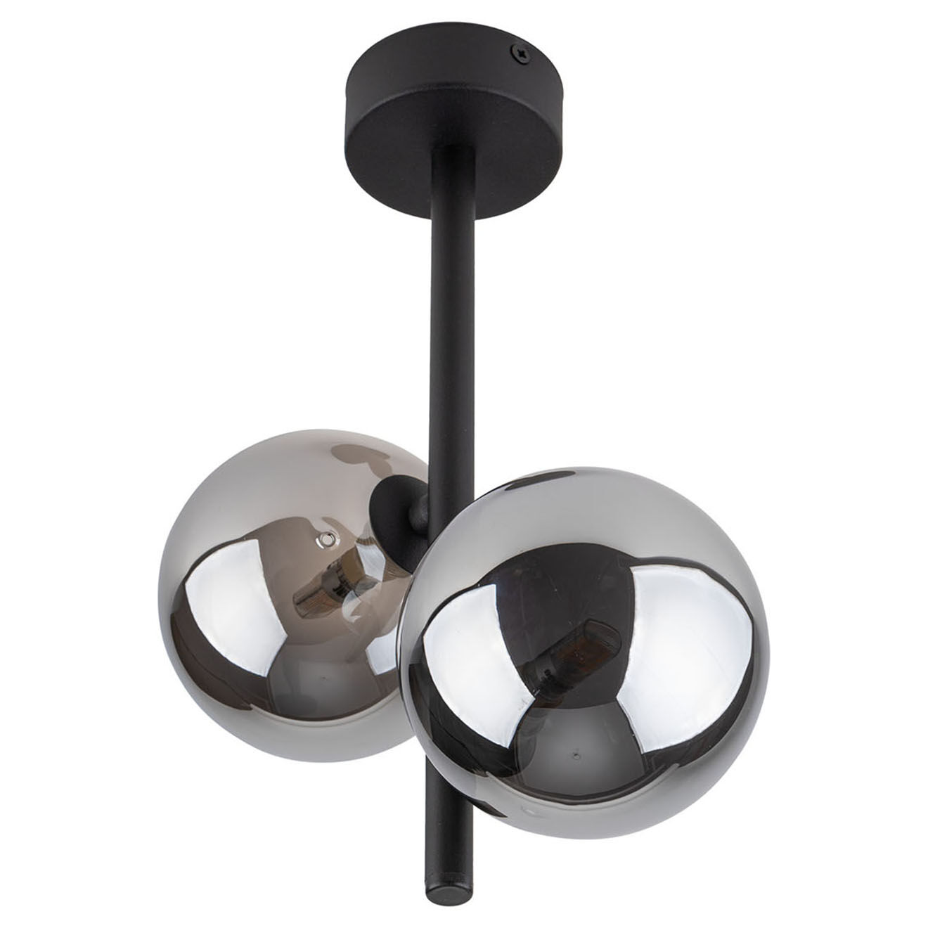 Micadoni Suspension Alioth noir/graphite - 12x27x34 cm