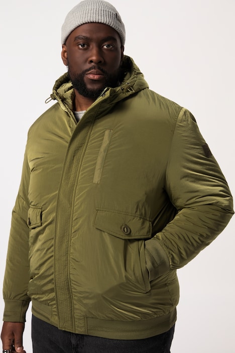 STHUGE Bomberjacke, Kapuze, 2-Wege-Taschen, bis 8 XL