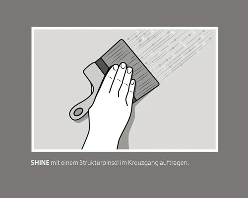 StyleColor SHINE Transparante finish met zilveren glitter 1 l