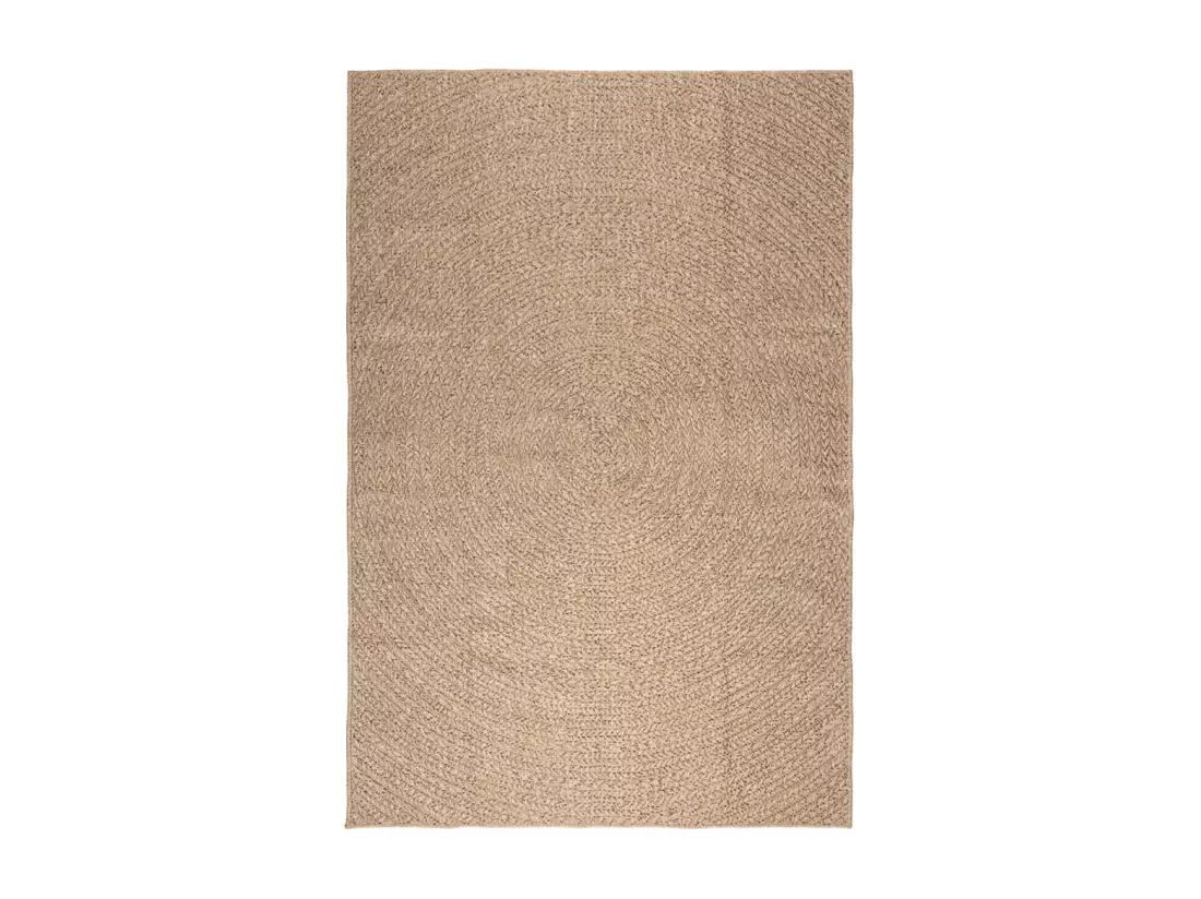 Tapis 200x290 cm aspect jute intérieur et extérieur