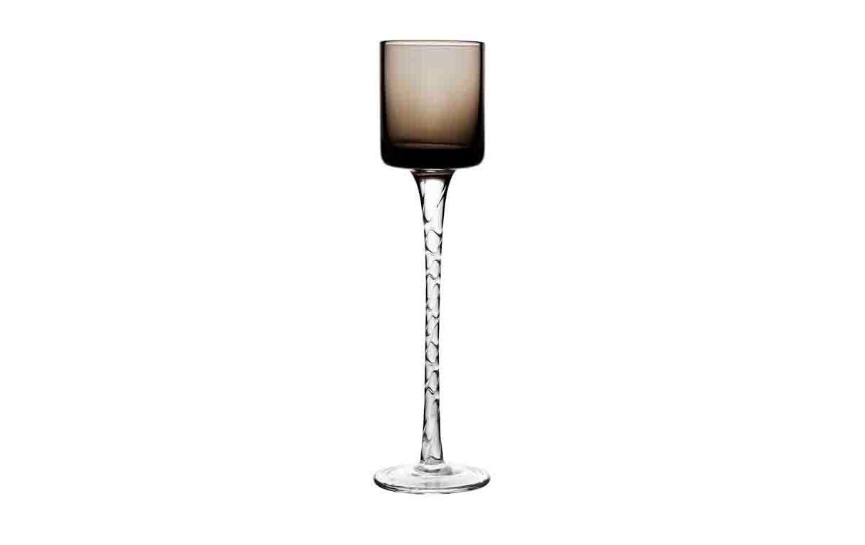 Brandyglas Aquavit London 6 Stück, 2.5 cl bis 5 clVerschiedenfarbige, mundgeblasene Schnapsgläser mit gedrehtem Stiel