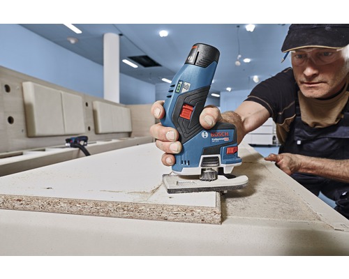 Bosch Professional GKF 12V-8 accu-kantenfrees, zonder accu en lader
