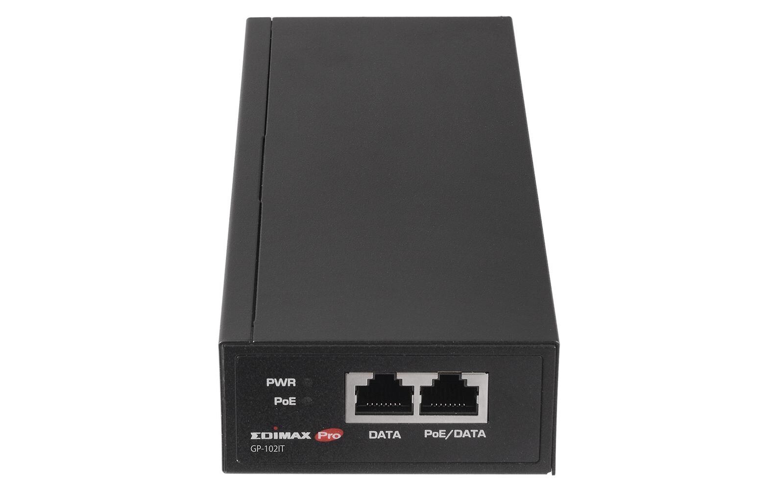 PoE++ Injector GP-102ITEdimax Pro GP-102IT: PoE++ Injector, 1Gbps, IEEE 802.3bt/at/af (60Watt)