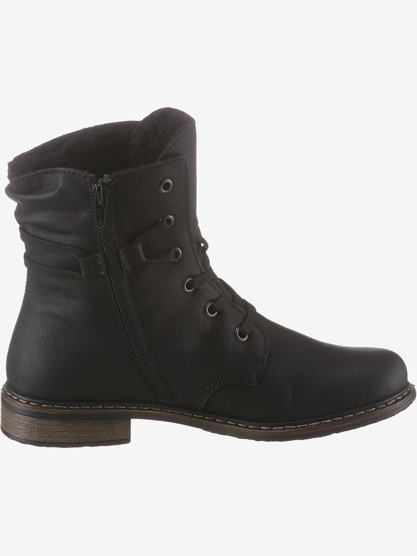 Bottines à lacets design sobre