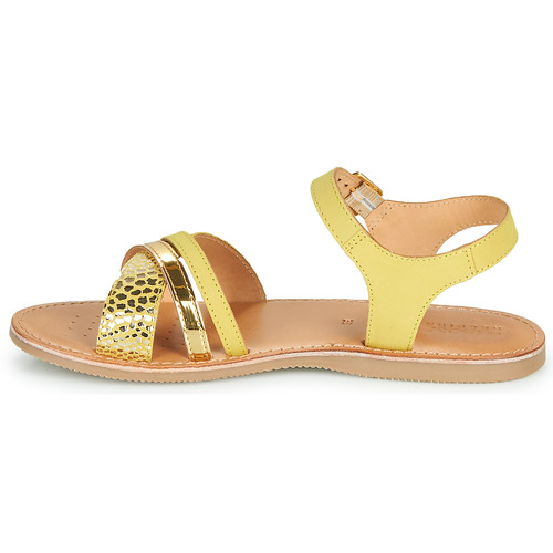 Geox - J SANDAL EOLIE GIRL - Jaune / Doré