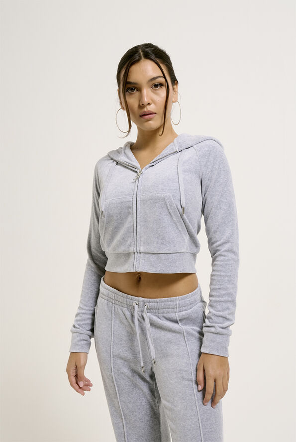 Juicy Couture MADISON HOODIE Silver marl