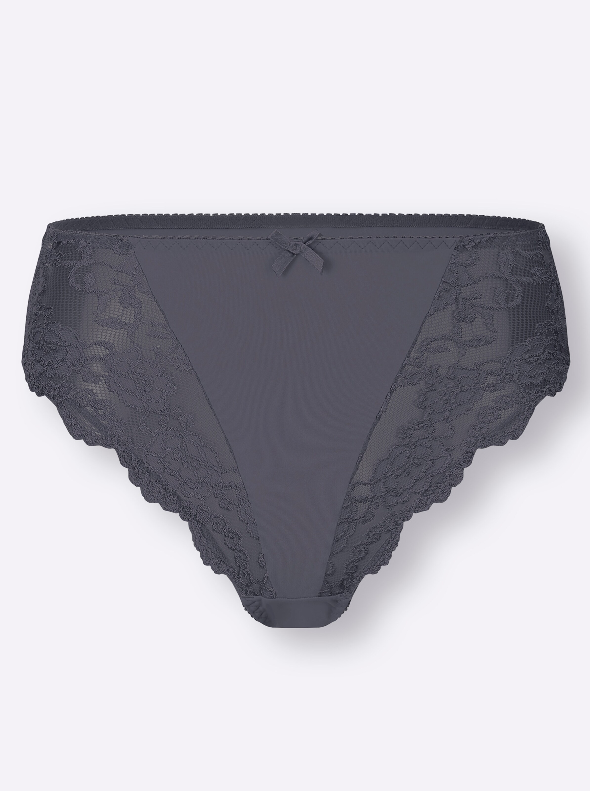 Sassa Slip in schwarz + anthrazit