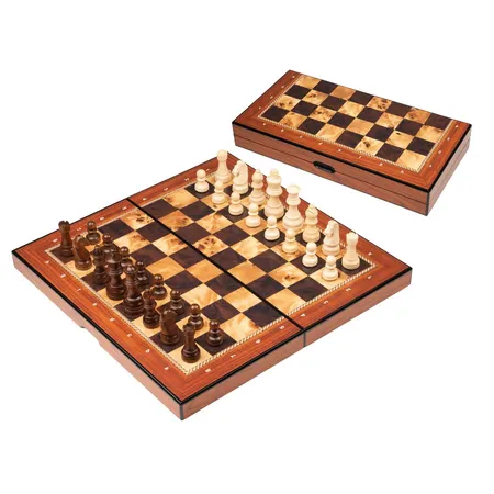 Philos Schachkassette, Feld 40 mm, mit Randbeschriftung