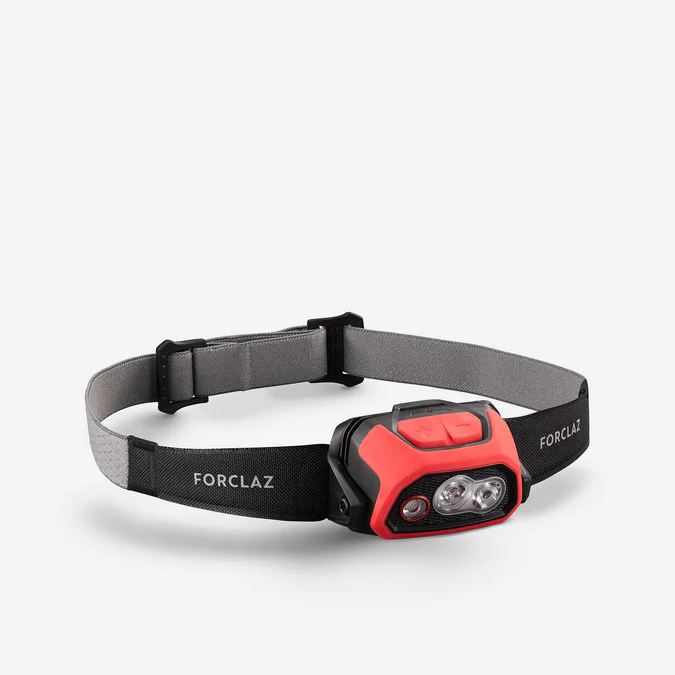 Decathlon Forclaz - Lanterna de Cabeça Recarregável Forclaz HL900 USB V3 600 Lúmens
