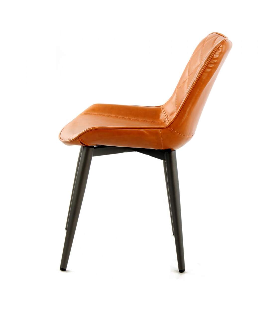 Lot de 2 fauteuils AMA en skaï fait main BSCI