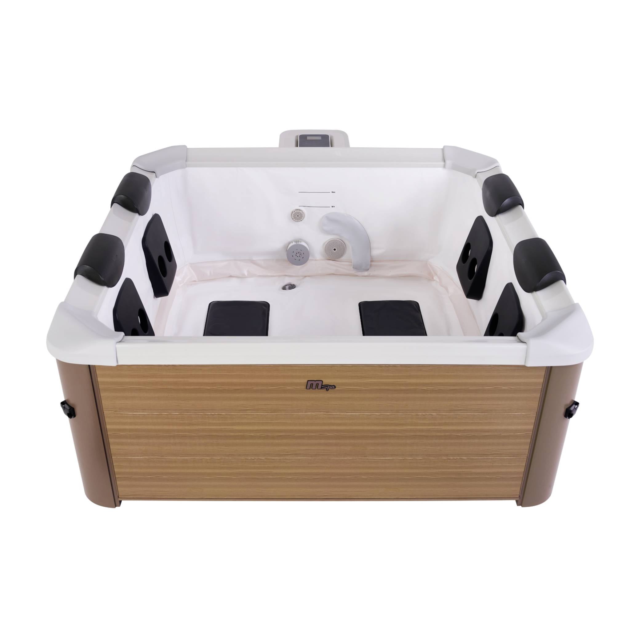 sweeek - 6-persoons hydro-massage spa, 4 kussens 160cm