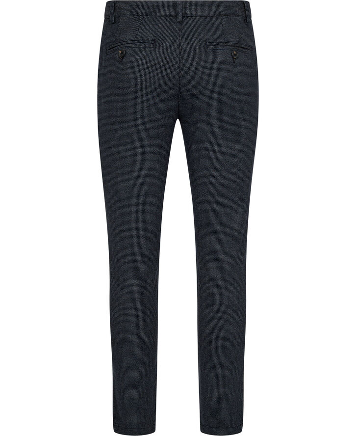 Selected Homme SLH175-SLIM MILES HOUNDS PANT Sky captain/houndstooth