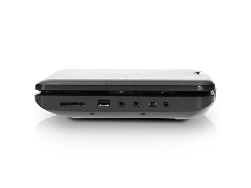 Lenco Portabler DVD Player DVP-1010BK Kompakter DVD-Spieler mit einem 10-Zoll-Bildschirm