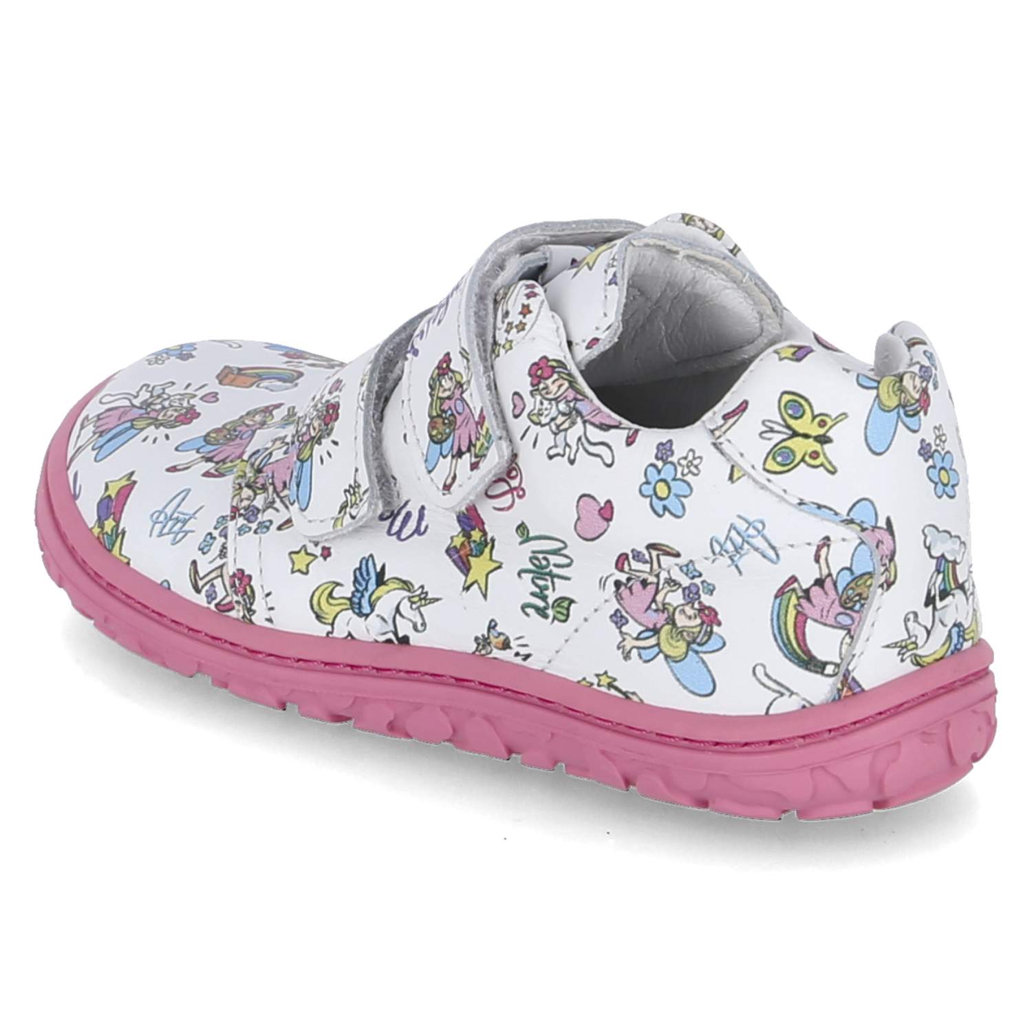Lurchi Klettschuhe NOAH BAREFOOT - white-rose