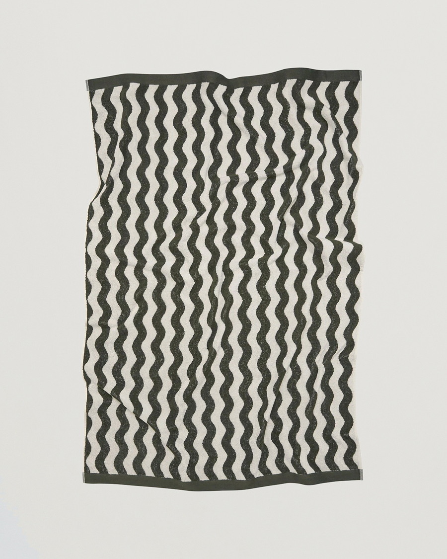 OAS Forest Waver Towel Green/White
