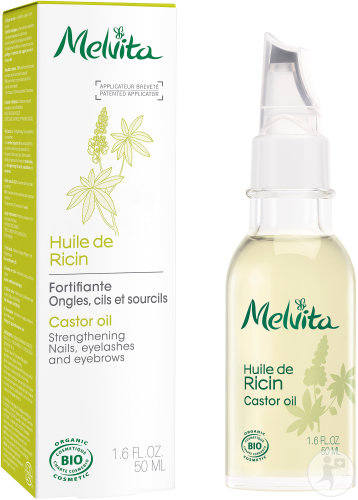 Melvita Huile De Ricin Fortifiante Ongles Cils Et Sourcils 50ml