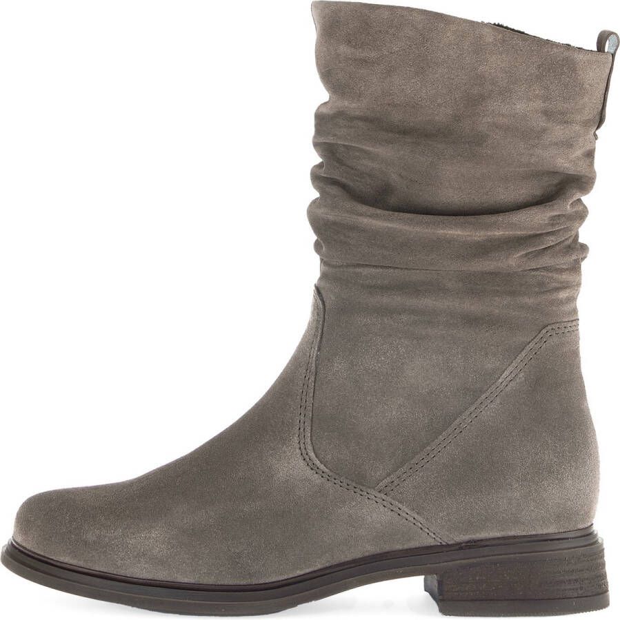 GABOR Enkellaarsjes Dames 793 Maat: 40 Materiaal: Suède Kleur: Taupe