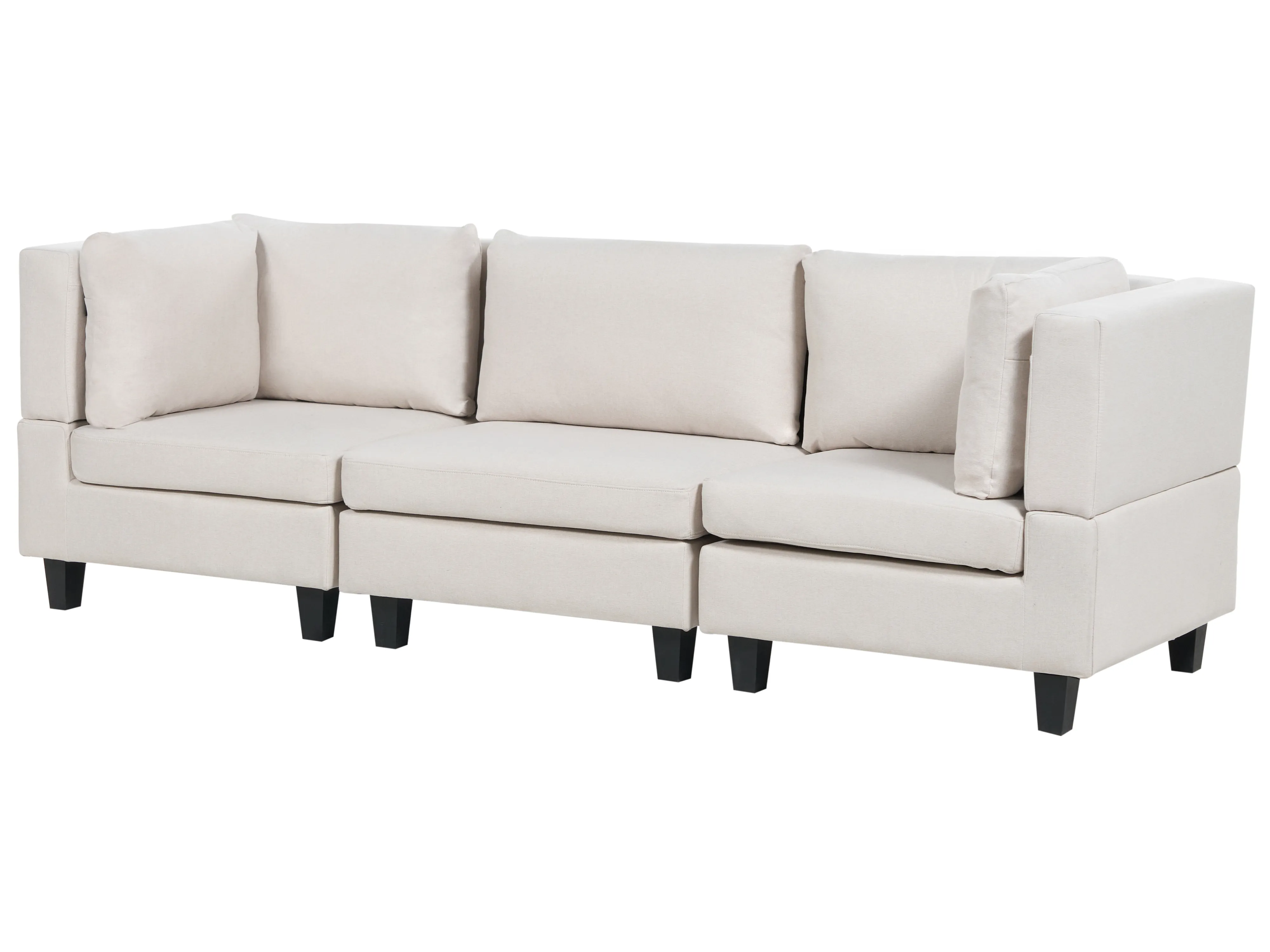 Modulaire bank 3-zits UNSTAD Stof Lichtbeige