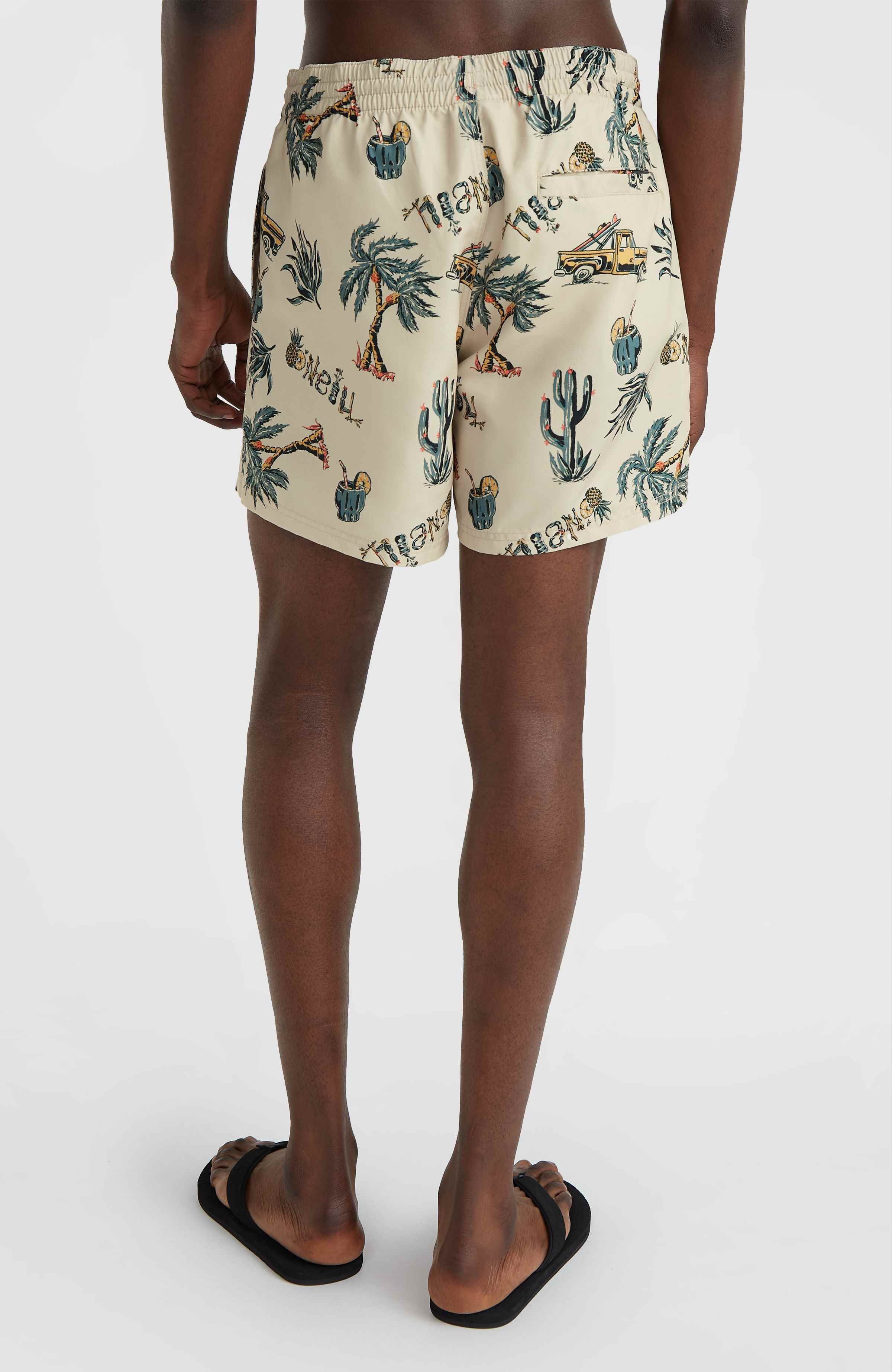Mix and Match Cali Print 15'' zwembroek O`Neill Beige