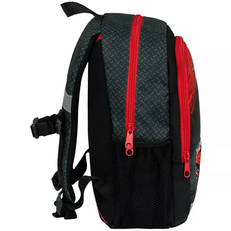 Belmil Kindergartenrucksack Kiddy Plus Kindergartenrucksack für 3-6 Jährige Kinder mit Brustgurt Motorfire