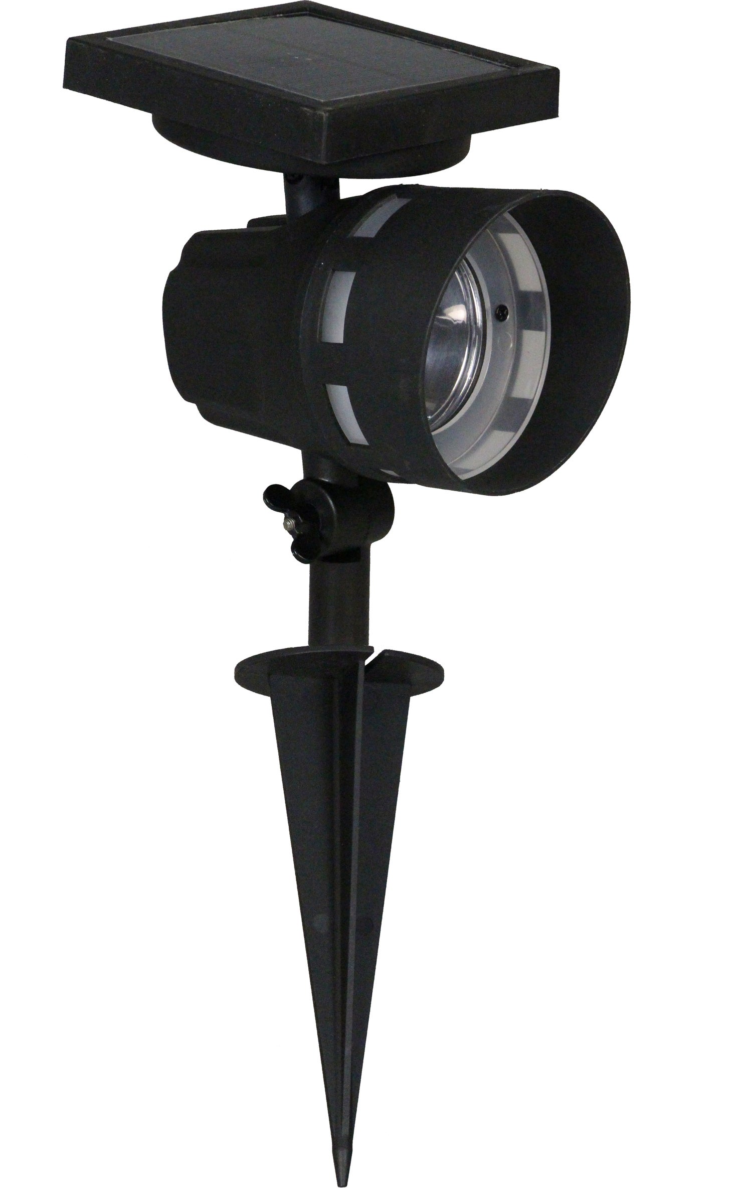 Luxform Lighting solar grondspot Montana zwart 10,4 x 14,5 x 34 cm