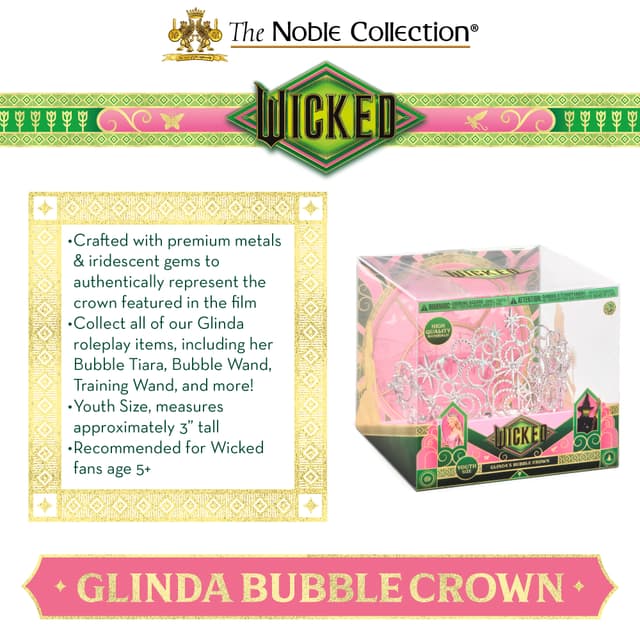 Noble Collection Wicked Boble Krone (Glinda)