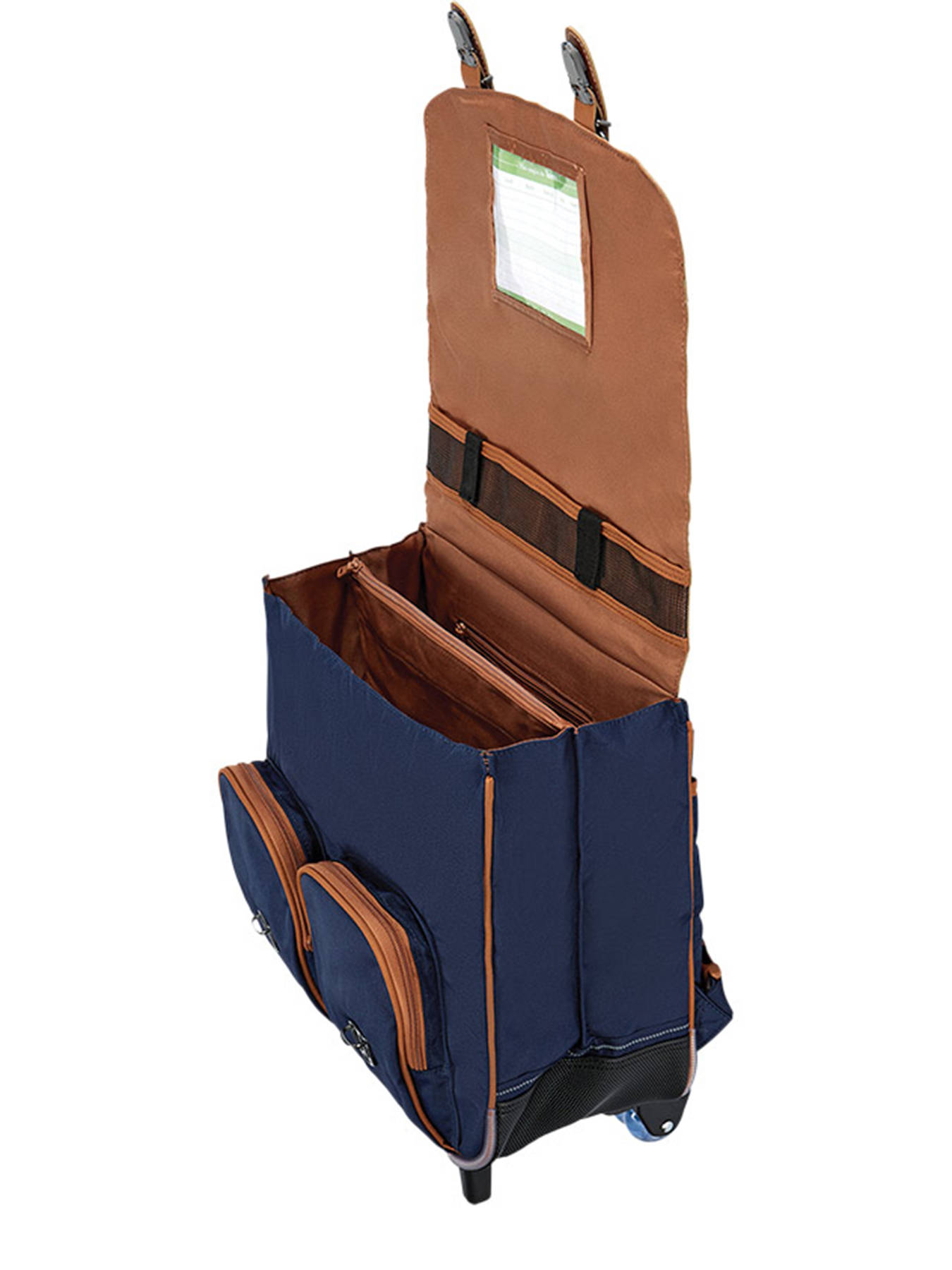 Cartable  roulettes 2 compartiments TANN'S
