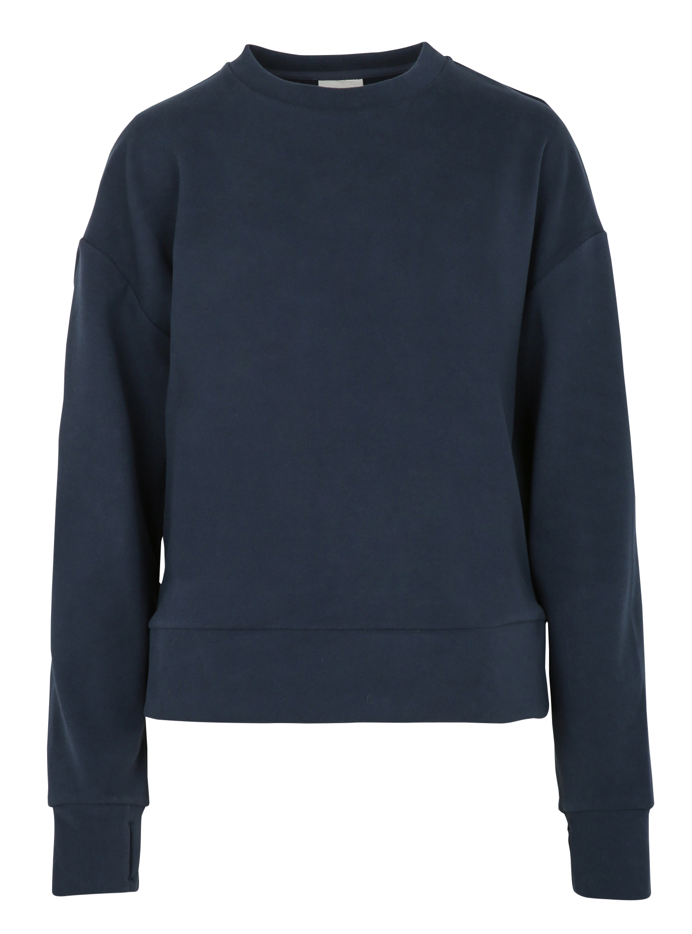 HORTON - Sweat doux rayé et zippé à bords-côtes | Bleu
