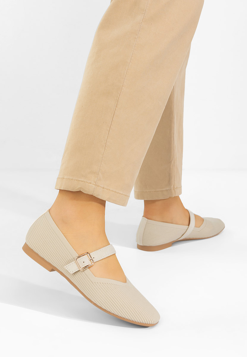 Ballerines femme beige Gabriella
