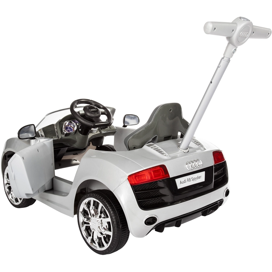 ROLLPLAY Push Car mit ausziehbarer Fußstütze, Audi R8 Spyder pink Pink