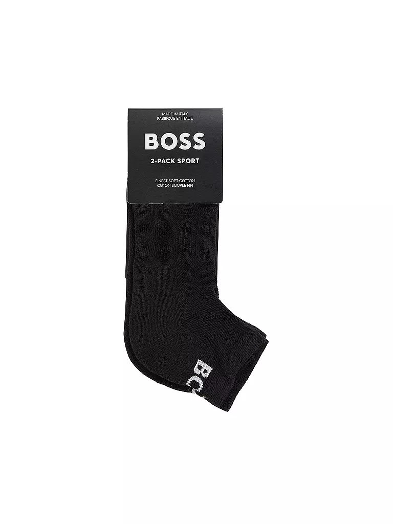 BOSS Socken 2er Pkg black schwarz