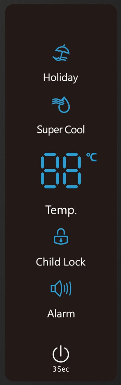 Epoq køleskab ETR185DI23D