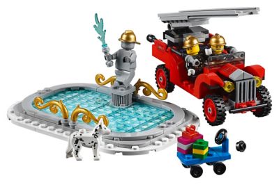 LEGO Brandweerkazerne in winterdorp (10263)