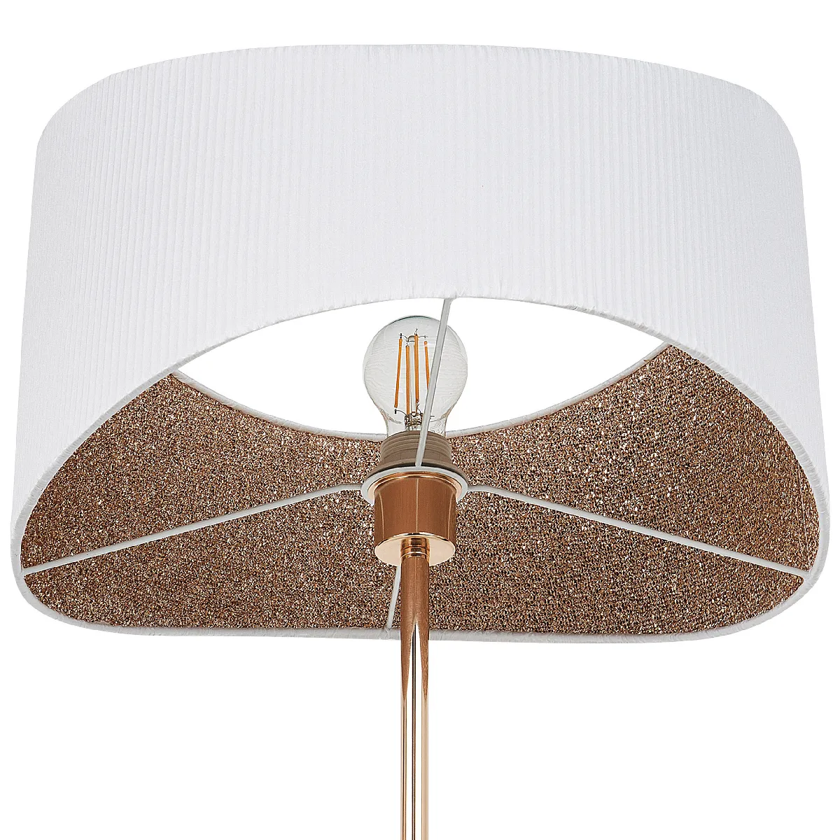 Beliani Lampadaire CALVILLO - Métal Doré