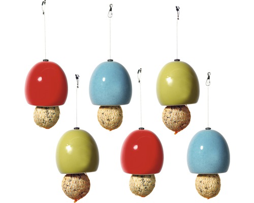 Voedseldispenser, dumplingvorm, keramiek, 9,5x9,5x9,5 cm, 6 stuks
