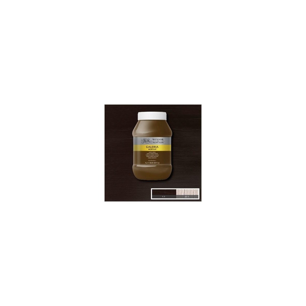 Galeria Acrylic 1L Burnt Umber 076