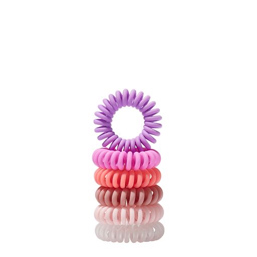 Hairlust Hold On Tight Hair Rings 6-Pack, Pink/Purple