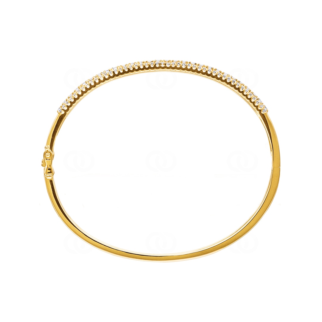 2.01 Karat Diamantarmreif 750/18 K Gelbgold
