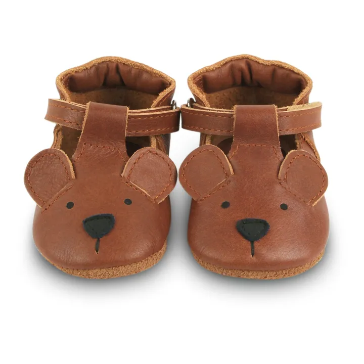 Donsje Chaussons Spark Cuir | Camel
