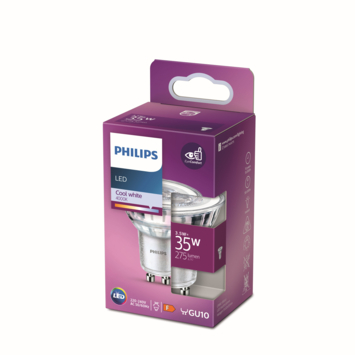 Philips LED spot GU10 35W wit niet dimbaar