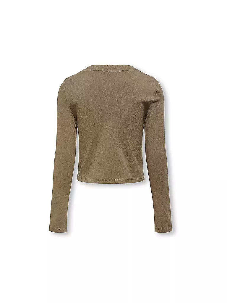 ONLY Mädchen Langarmshirt KOGHALEY braun