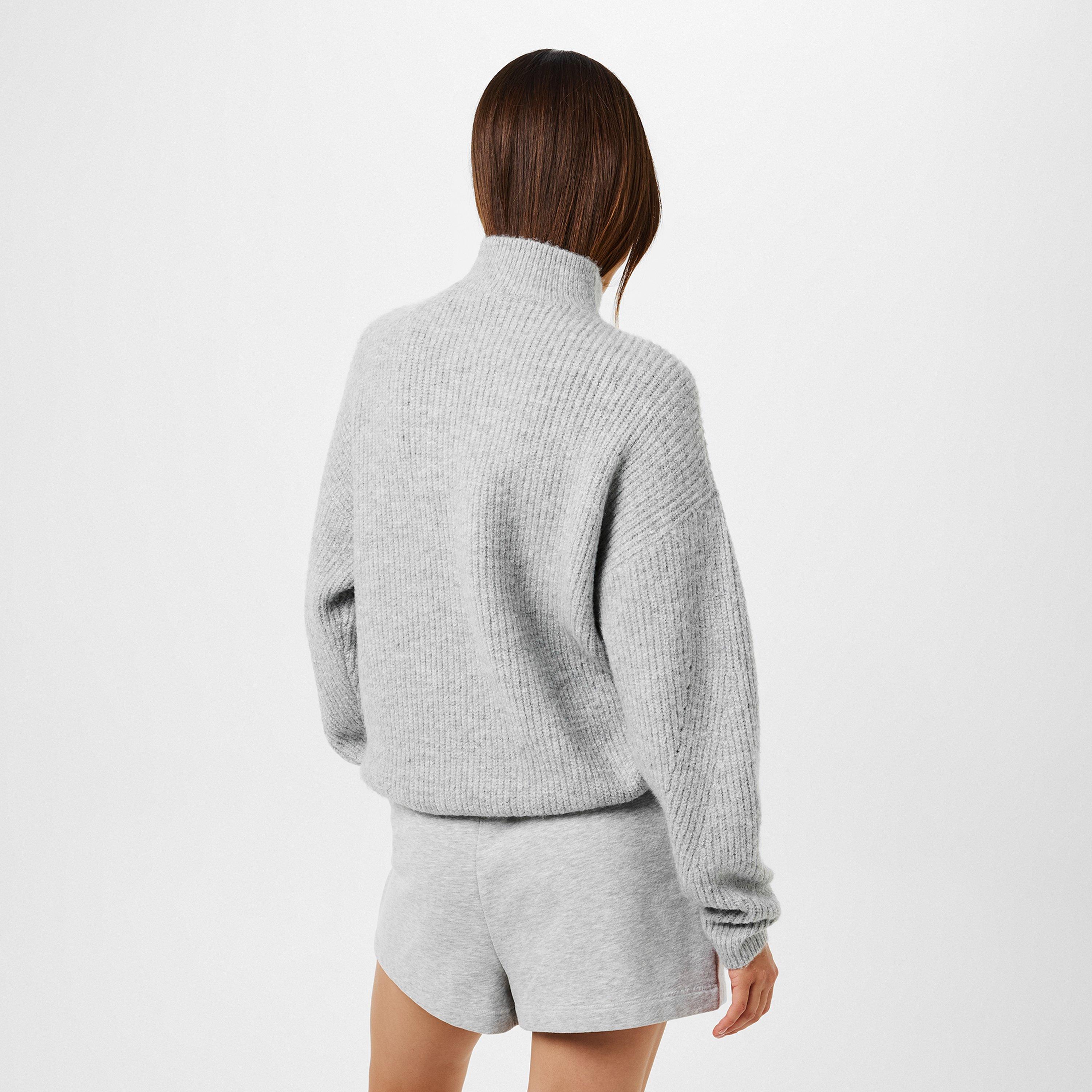 Jack Wills JW High Neck Zip Knitted Jumper