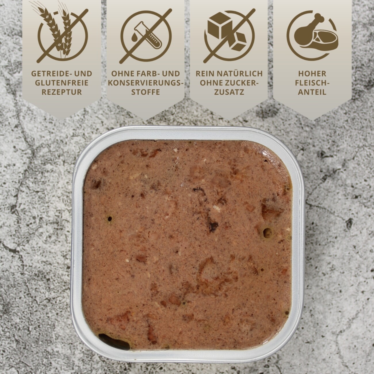 Lyra Pet Lecker.Pet Josie's Feine Paté Reich an Kalb Hundefutter Nassfutter Vollnahrung 11x150 g