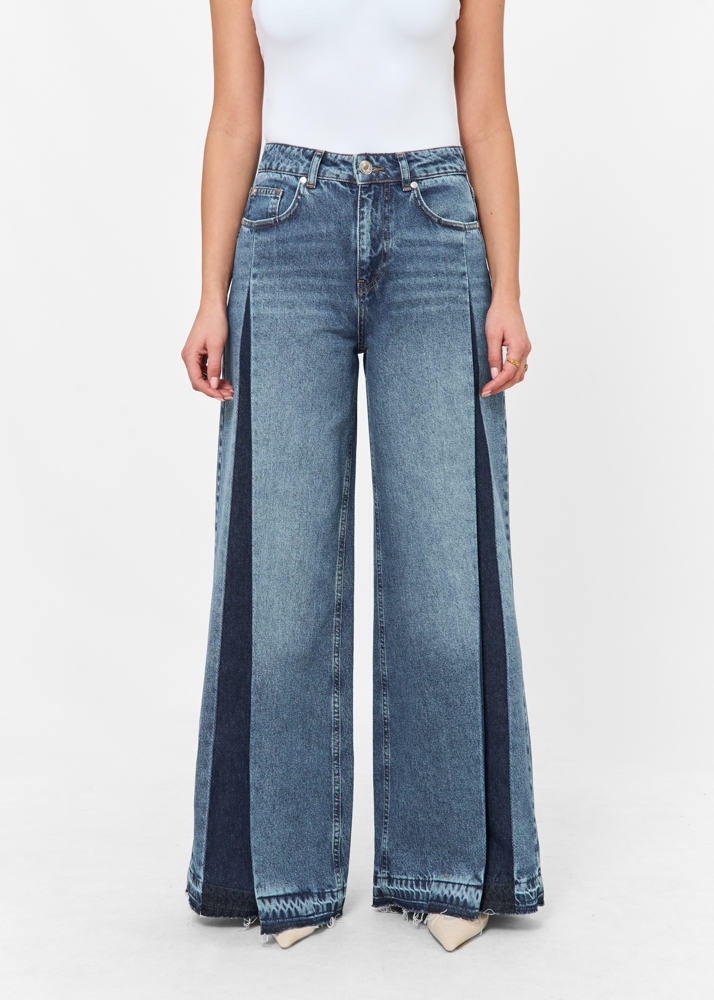 Fem jeans blauw