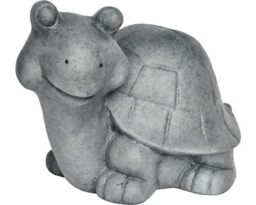 Tuinfiguur schildpad Lafiora 50 x 31,5 x 36,5 cm donkergrijs