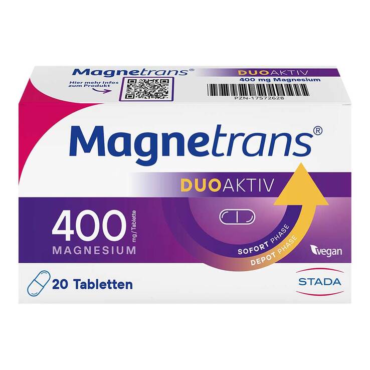 Magnetrans duo-aktiv 400 mg Tabletten, 20 St