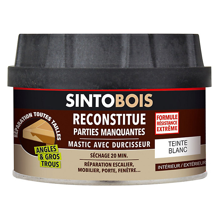 Repar' bois teinte blanc Sintobois 170ml