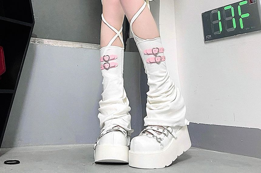 laceyleft - Veterkousen / Beenwarmers / Kousenband / Set