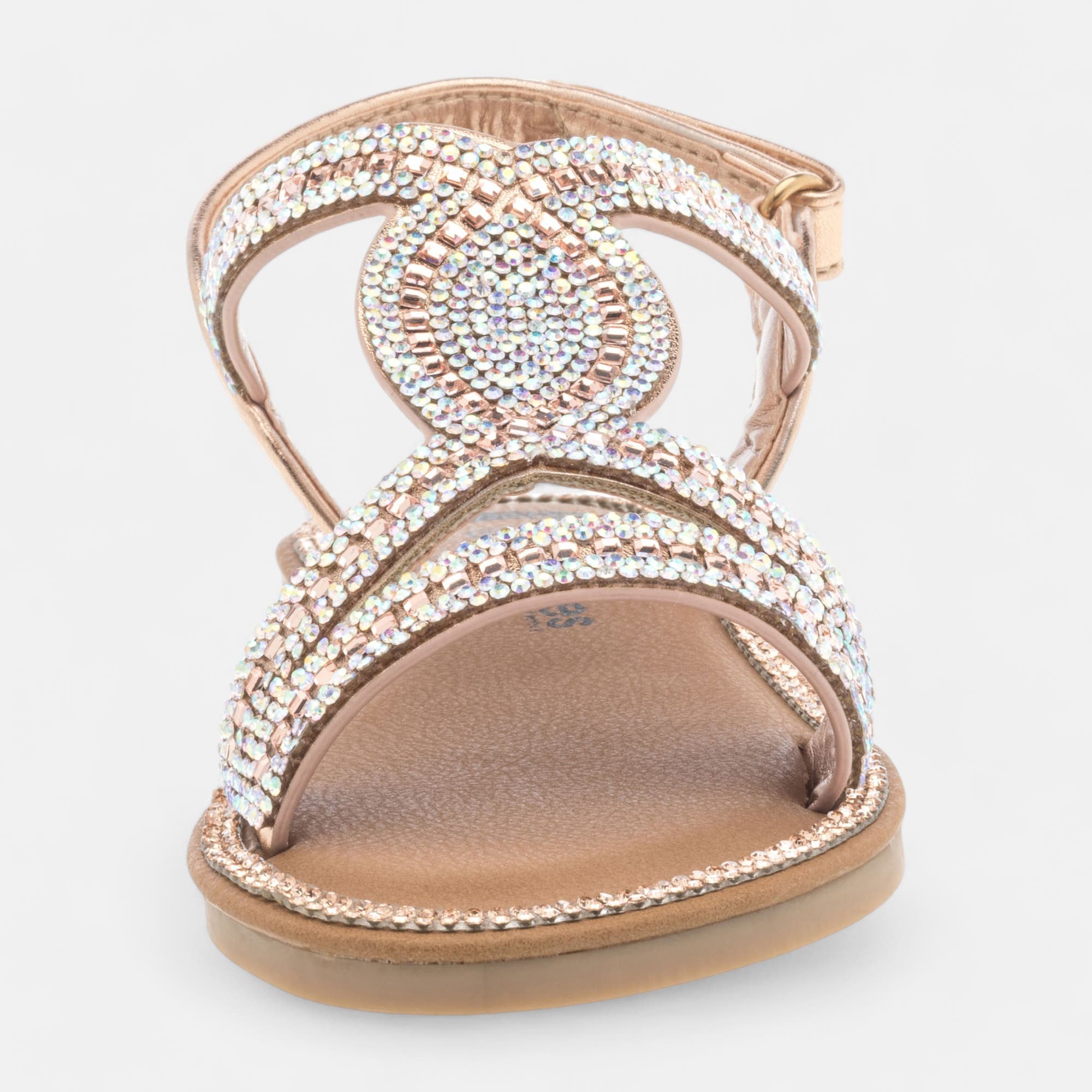 Nu-pieds Fille rose