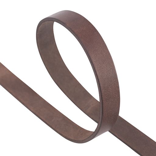 Depeche Narrow Bælte, Dark Brown, 85 cm